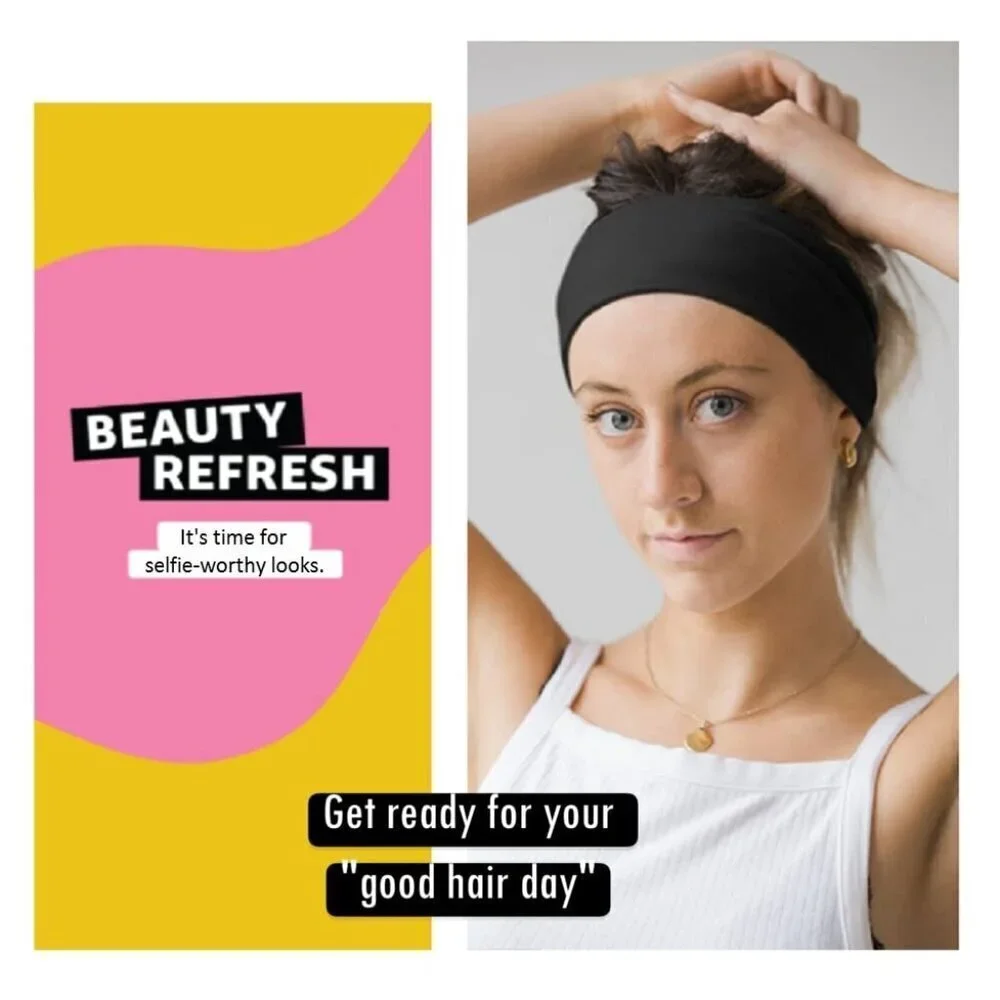 Headbands for Women Short Hair Non-Slip Workout Yoga Head Wraps 12 Pack